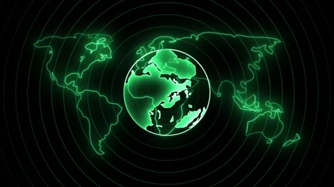 Global network connection and data connections concept. Stock Footage 312724028