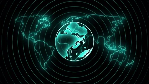 Global network connection and data connections concept. Stock Footage 312724030
