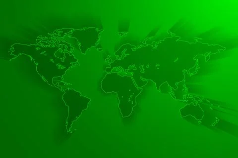 Global network connection background, green world map, vector, illustration,  Stock Illustration