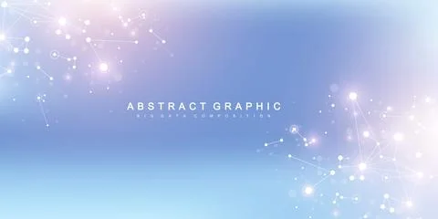 Global network connection banner design template. Header social network Stock Illustration