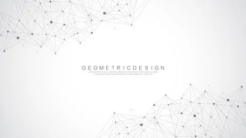 Global network connection banner design template. Header social network Stock Illustration