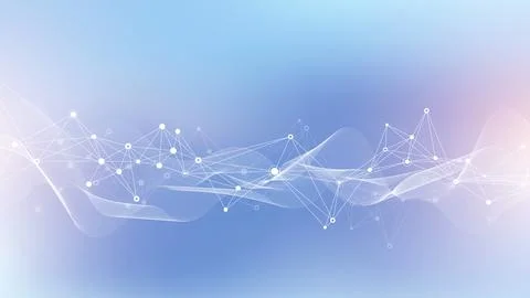 Global network connection banner design template. Header social network Stock Illustration