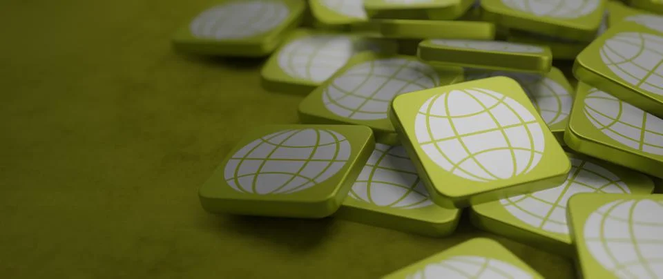 Global network connection concept 3d Render 스톡 일러스트