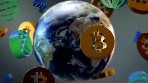 Global network connection concept. Big data visualization. Hi-tech future Stock-Footage 336442822