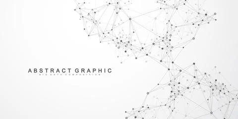 Global network connection concept. Social network communication in the global Stock Illustration