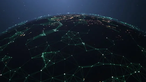 Global network connection. Stock Footage 171472384