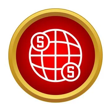 Global network connection icon with numeric markers 스톡 일러스트