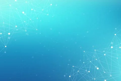 Global network connection. Network and big data exchange over planet earth in Illustrazione stock