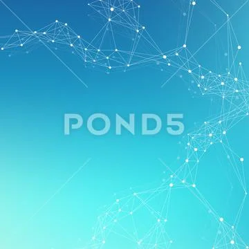 Global network connection. Network and big data visualization background. Global Иллюстрация