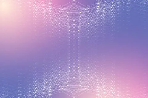 Global network connection. Network and big data visualization background. Global Stock Illustration