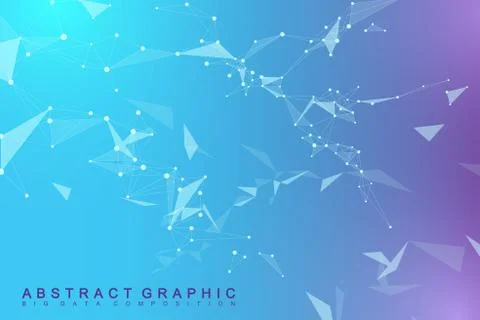 Global network connection. Network and big data visualization background. Global Stock Illustration