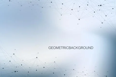 Global network connection. Network and big data visualization background. Global Stock Illustration