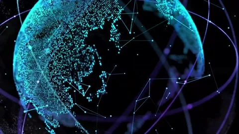 Global network connection Video Footage Stock Footage 324628507