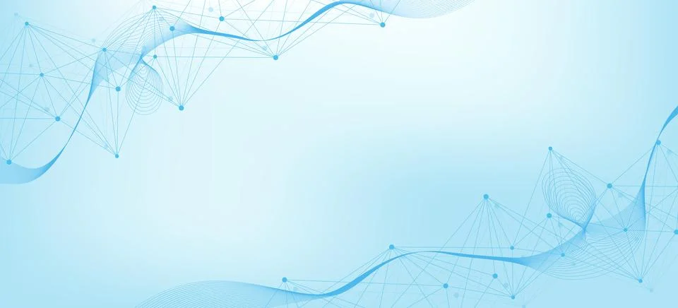 Global network connection website header or banner design. Abstract background Stock Illustration