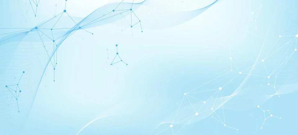 Global network connection website header or banner design. Abstract background Illustrazione stock