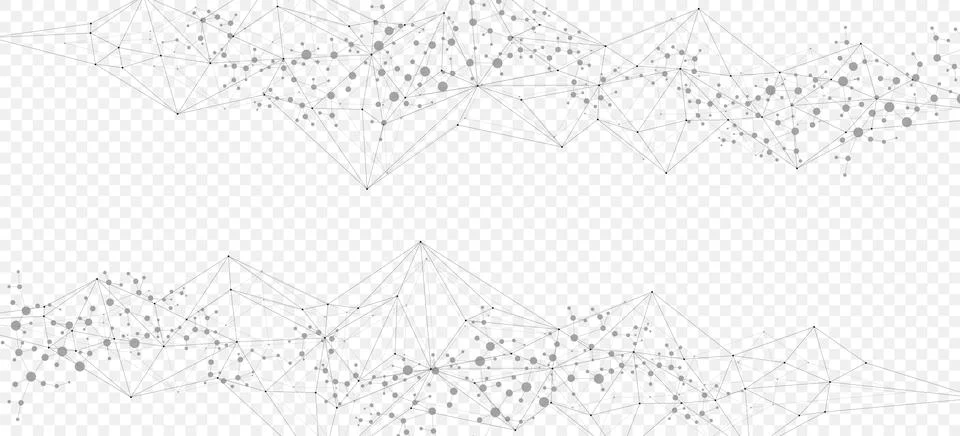 Global network connection website header or banner design. Abstract background Stock Illustration