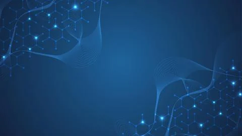 Global network connection website header or banner design. Abstract background Stock Illustration