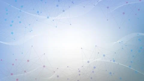 Global network connection website header or banner design. Abstract background Stock-Illustration