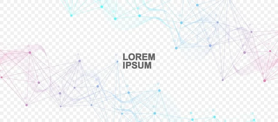 Global network connection website header or banner design. Abstract background Stock-Illustration