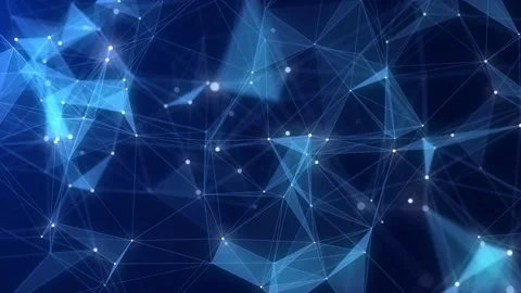 Global network connections. Abstract neural networks in cyberspace. Video stock 291954802