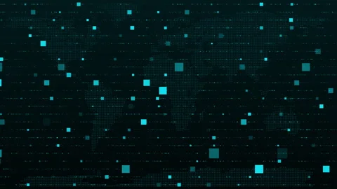 Global Network Data Video Animated Background Stock Footage 336039016