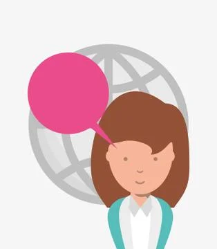 Global network design イラスト素材