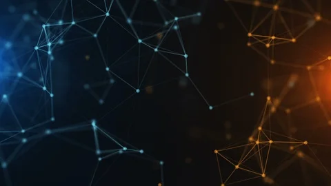 Global network in digital cyberspace Stock Footage 88742810