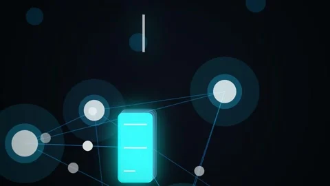 Global Network Expansion And Viral Spread Through Digital Nodes Stock Footage 340604116