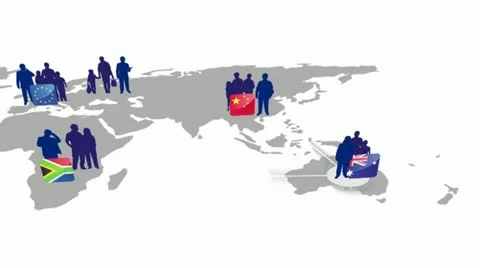 Global network Video stock 12035819