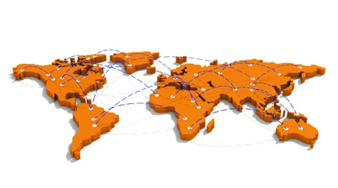 Global Network Stock Footage 25672138