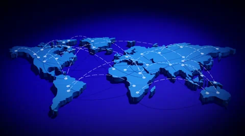 Global Network Stock Footage 26186372