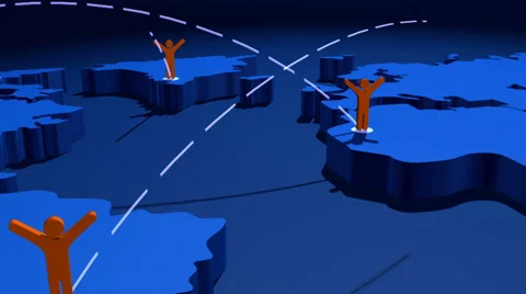 Global Network Stock Footage 27039736