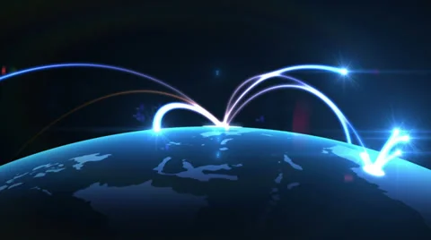 Global network Stock Footage 38823150