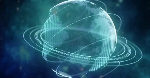 Global network  Stock Footage 66815957