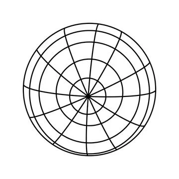 Global network grid diagram on white background Stock Illustration