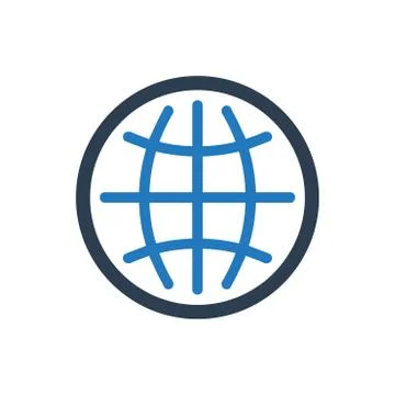 Global, Network Icon Stock Illustration