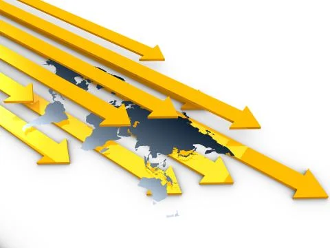 Global network 스톡 일러스트