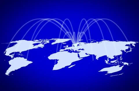 Global Network Stock Illustration
