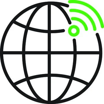 Global Network Internet Connection Stock Illustration