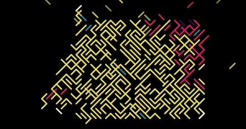 Global Network Lines Equatorial Guinea Map Formation Stock Footage 323905427