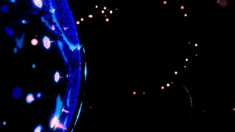 Global network network connection the world abstract 3D rendering satellites Stock Footage 127216107