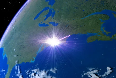 GLOBAL NETWORK-SIG-VIOLET NTSC Stock Footage 775712