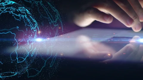 Global network . social network concept Stock-Footage 127490672