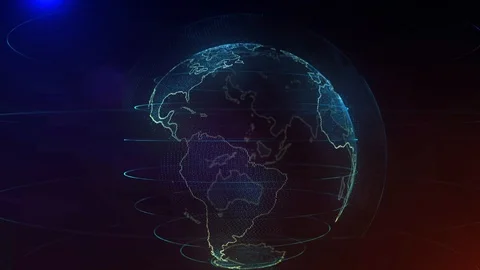 Global network,  technology communications digital system Stock Footage 90941842