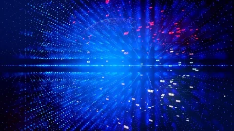 Global network,  technology communications digital system Stock Footage 95673676