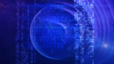 Global network,  technology communications digital system Stock Footage 101340408