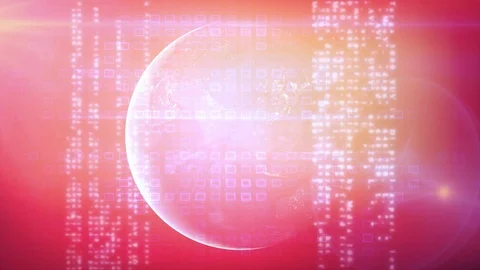 Global network,  technology communications digital system Stock Footage 101340469