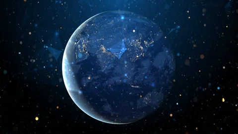 Global network,  technology communications digital system Stock Footage 104654684