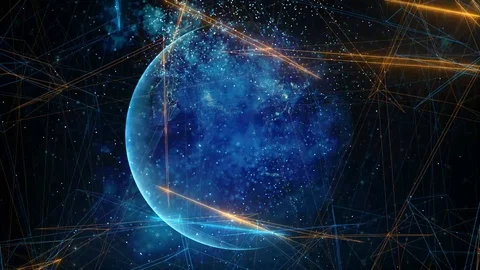 Global network,  technology communications digital system Stock Footage 114738433