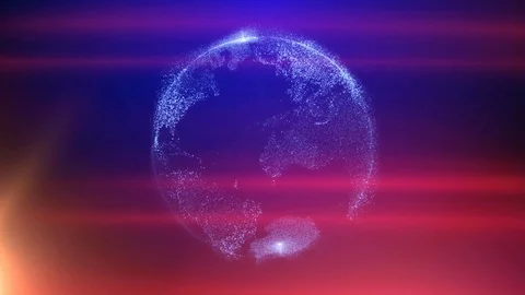 Global network,  technology digital system Stock Footage 107790008